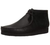 Clarks Homme Shacre Boot Bottine Chukka, Cuir Noir, 45 EU