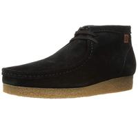 Clarks Shacre Wallabee Boot, Bottine Chukka Homme, Suede Noire, 39.5 EU