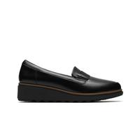 Clarks Sharon Pace Womens Black Leather, 7.5