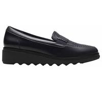 Clarks Sharon Pace Womens Navy Leather, 6.5
