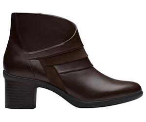 Clarks Shaya Sky Womens Dark Brown Lea, 4