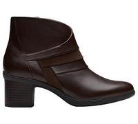Clarks Shaya Sky Womens Dark Brown Lea, 8