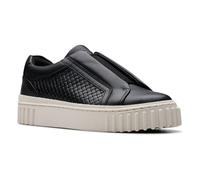 Clarks Femme Mayhill Bay Basket, Black Leather, 37 EU