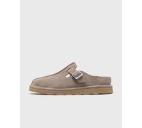 Clarks Homme Solsbury Mule Sandale Glissante, Grey Suede, 43 EU