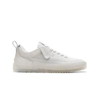 Clarks Somerset Lace Nubuck Trainer pour homme, Blanc cassé., 45 EU