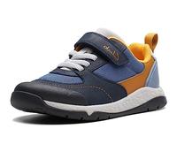 Clarks SteggyStride K Basket, Navy Combi, 27.5 EU