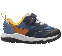 Clarks SteggyStride T Baskets Bleu Marine Combi 22 EU, Navy Combi, 22 EU