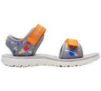 Clarks Surfing Tide K Sandale, Gris/Orange, 31 EU