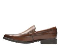 Clarks Homme Tilden Free Mocassins, Foncé Tan Lea, 44.5 EU