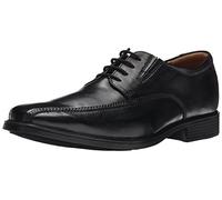 Clarks Tilden Walk Tissu Oxford Homme, Black Leather, 42 EU Large