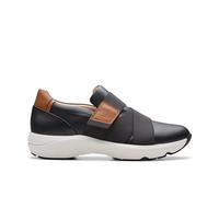 Clarks Tivoli Strap, Basket, Black Leather,