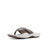 Clarks - Tongs Breeze Sea H Femme, 42.5 EUR, Pewter Synthetic
