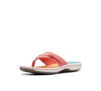 Clarks Tongs Breeze Sea pour femme, Matériau synthétique multicolore, 39 EU
