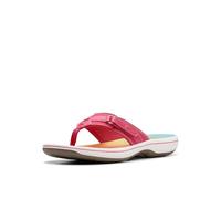Clarks Tongs Breeze Sea pour femme, Ombre rose vif, 38 EU