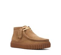 CLARKS Torhill Hi Dark Sand Suede 37,5