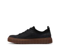 Clarks Torhill Lace baskets pour hommes en nubuck noir