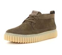 Clarks Baskets Torhill LaceHi en daim vert pour homme, vert, 41.5 EU