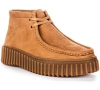 Clarks Torhill Moss Plateforme Lacée Femme En Tan UK 4 - 8
