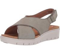 Clarks Femme Un Karely Sun Tongs, Sage Nubuck, 37 EU