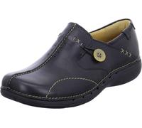Clarks UN LOOP Chaussures dames - mocassins confortables - chaussures basses noires loisirs NEU