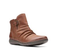 Clarks Un Loop Top bottillon pour femmes en cuir brown