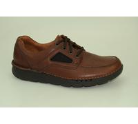 Clarks Unstructured ONU Unnature Time Cuir Chaussures Basses Homme Lacées