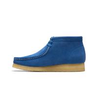 Clarks Wallabee Boot bottes chukka pour hommes en suede bleu
