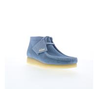 Clarks Wallabee Boot chukka pour femmes en suede bleu