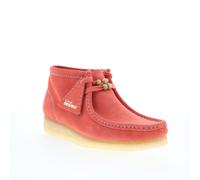 Clarks - Bottes Wallabee pour femme, Suède Corail, 38 EU