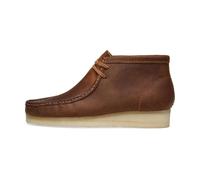 Clarks - Wallabee Boot Cuir Cire d`Abeille - Homme - Chaussures - Brun - Taille: 39 1/2 EU