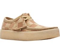 Clarks - "Wallabee" chaussures à carreaux pour hommes, daim, semelle cupsole GT8410 (40 EU) (Marron)