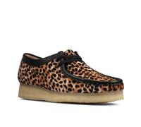 Clarks Wallabee pour femmes en cuir brown