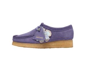 Clarks - Wallabee W - Femme - Chaussures - Violet - Taille: 39 EU
