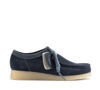 Clarks WallabeeEVO Baskets pour Homme, Bleu, 42 EU