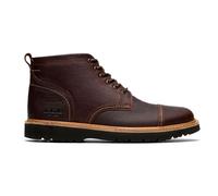 Clarks Weltridge Zip Mens Dark Brown Lea, 7.5