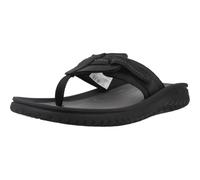 Clarks Wesley Sun Tongs pour homme, cuir noir, 47 EU