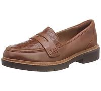 Clarks Westlynn Ayla, Mocassin Penny, Tan Leather,