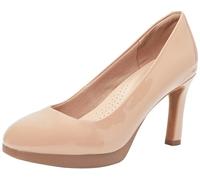 Clarks Women's Ambyr2 Braley Pump, Praline Patent, 39.5 EU