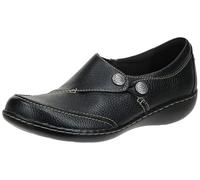 Clarks Women's Ashland Effie Loafer, Noir, 5 UK X-Wide