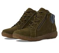 Clarks Women's Caroline Park Ankle Boot, Olive Suede, 6.5