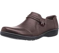 Clarks Femme Cheyn Madi Mocassin, Marron foncé, 39 EU Large