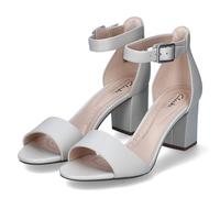 Clarks Women's Deva Mae Ankle Strap Heels, Ivory Leather, 35.5 EU