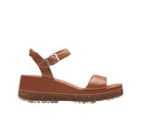 Clarks Women's Kassanda Lily Sandal, Marron Clair/Cuir, 37.5 EU