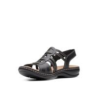 Clarks Originals Sandales Leisa Janna – cuir noir – Taille 5.5 UK Wide