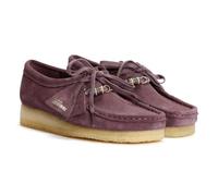 Clarks Womens Wallabee Lace-up Shoes Purple