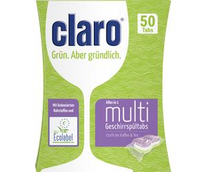 claro ÉCO Tablettes Lave-Vaisselle - Multi - 50 pièces