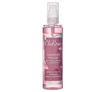 ClaRose Gel Nettoyant pour Visage Enrichi en Acide Hyaluronique/Huile de Rose 100 % Naturelle, 150 ml
