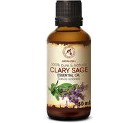 Clary Sage Essential Oil 50ml-Aromatherapy Essential Oils For Diffusers-Relaxation-Soothing-Bath Oils-Scented Herb Essential Oils-Salvia Sclarea
