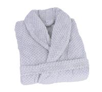 Clarysse Jules Manhattan Peignoir, 100% Polyester, Gris Claire, M/L