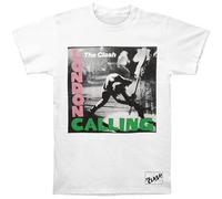 Clash Men's London Calling T ShirtWhite Size XXL